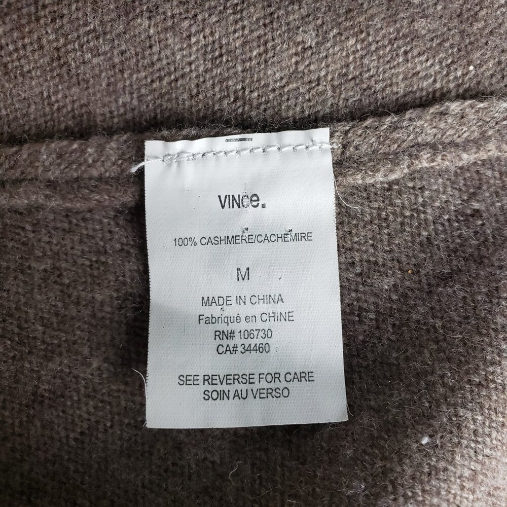 Vince Cashmere Knit Tan Taupe Shrug Sweater M Dolman Sleeve, Very good condition - Picture 5 of 9